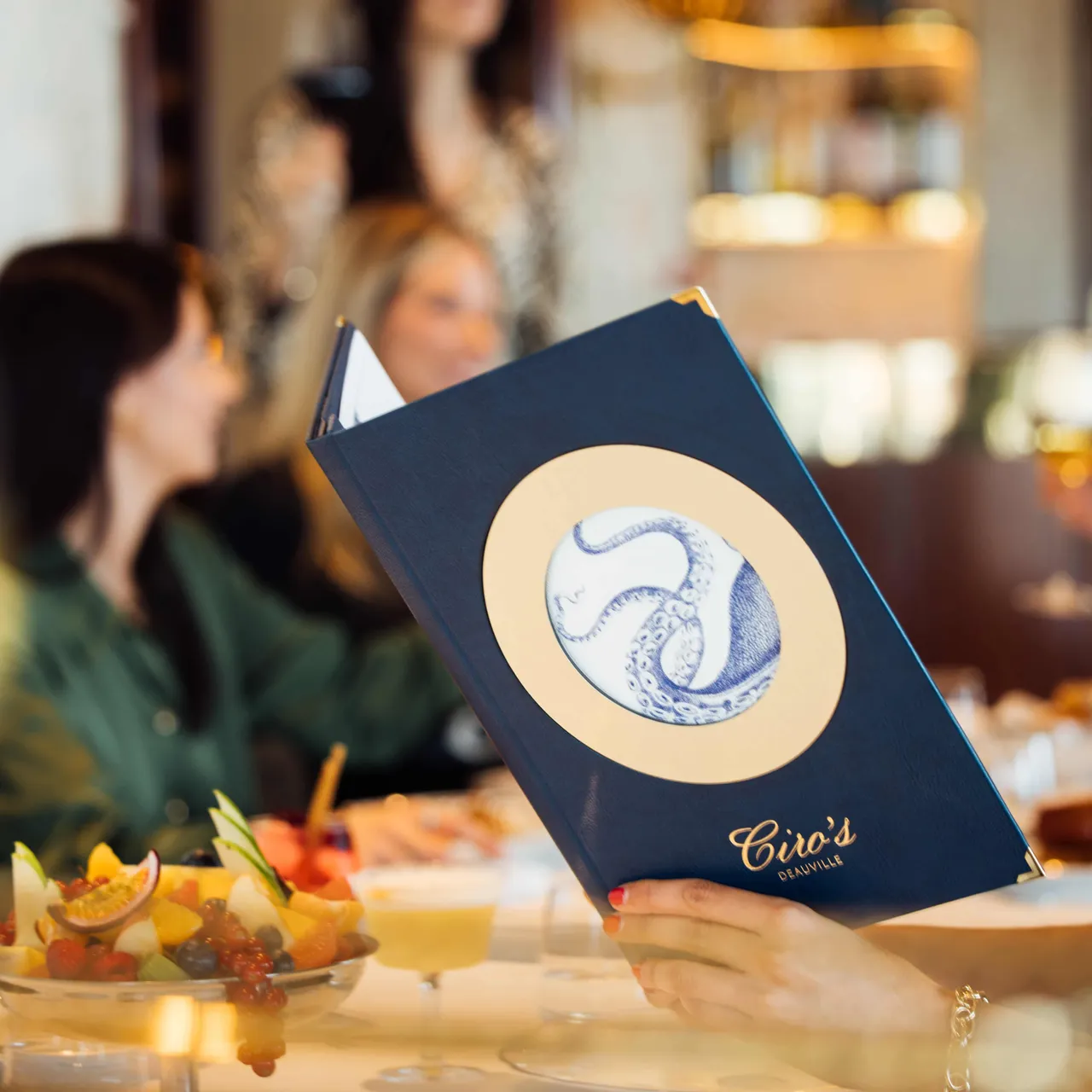 Carte menu Ciro's Deauville