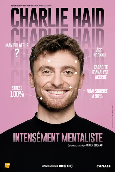 Affiche du spectacle de Charlie Haid