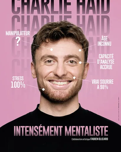 Affiche du spectacle de Charlie Haid