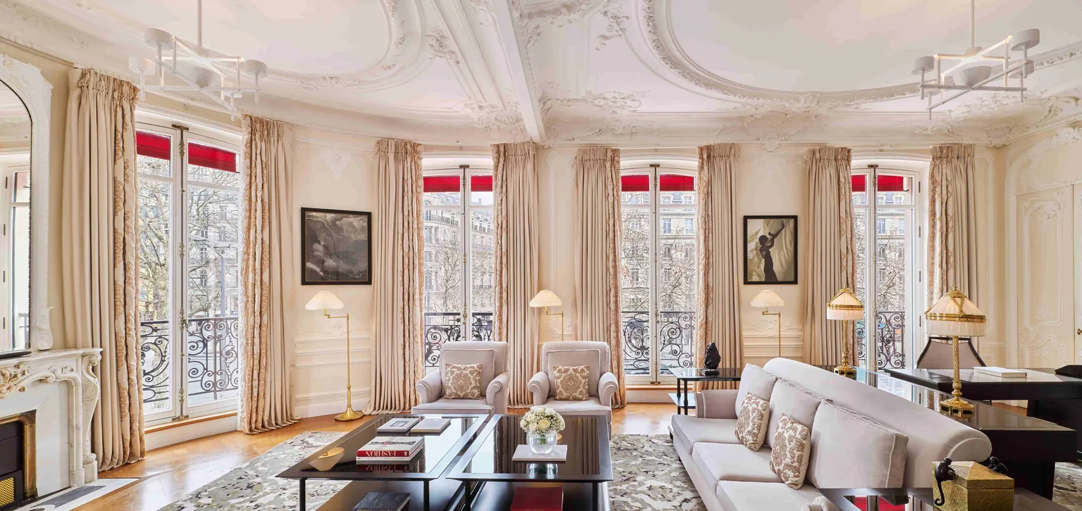 Salon de la Suite signature George V au Fouquet's Paris
