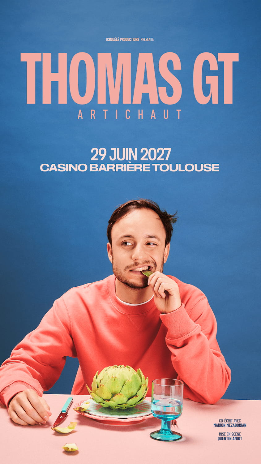 Affiche Thomas GT en concert au Casino Barrière Toulouse