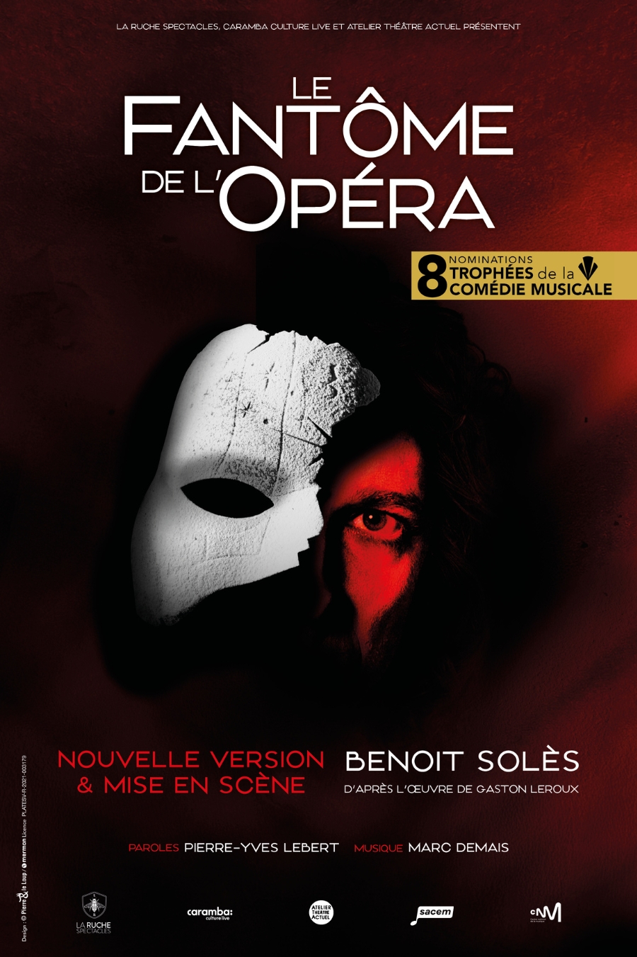 Affiche Le Fantôme de L'Opéra en concert au Casino Barrière Toulouse
