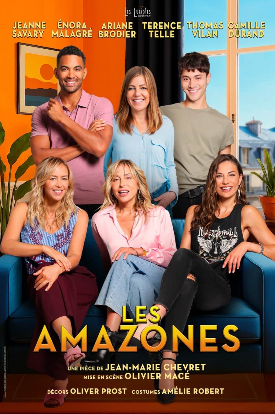 Affiche Les Amazones en concert au Casino Barrière Enghien-les-Bains