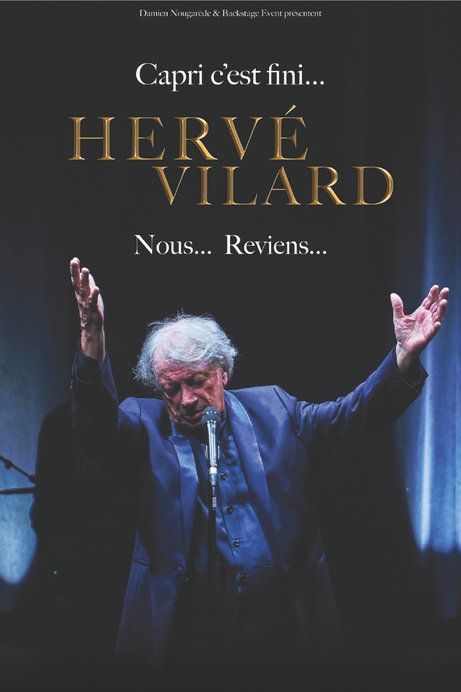 Affiche Hervé Vilard en concert au Casino Barrière Enghien-les-Bains