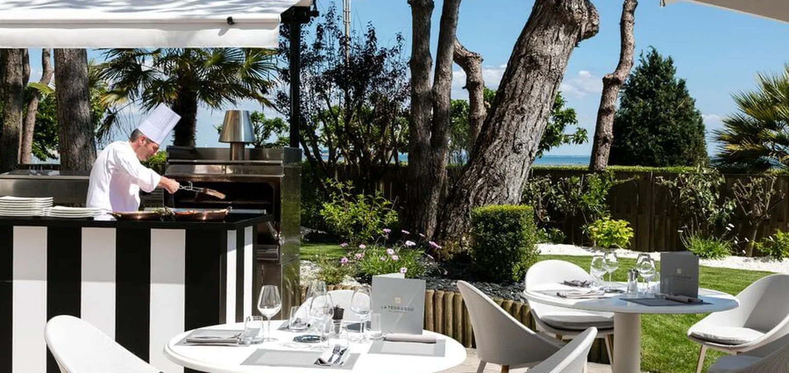 La carte à La Terrasse à l'Hermitage La Baule