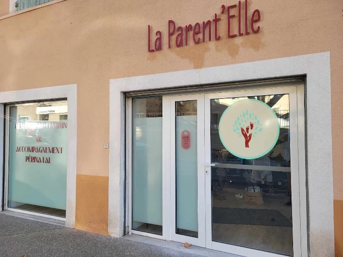 devanture de la parent'elle massage à mazan par cécile paulin