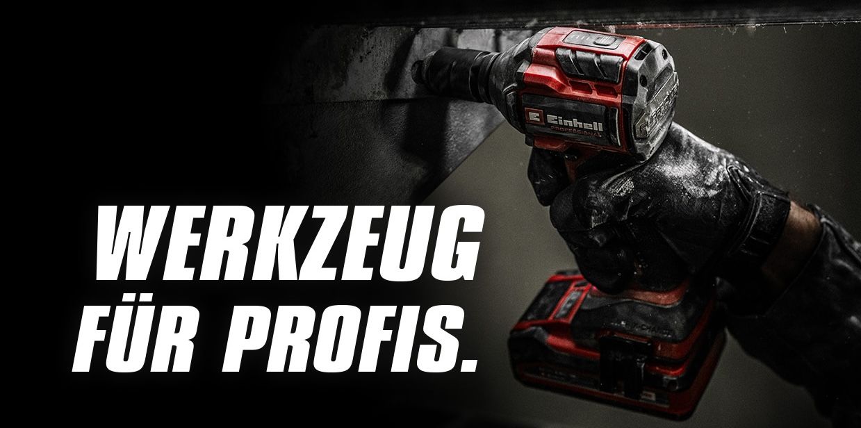 EINHELL Professional – die Profilinie für den gewerblichen Einsatz