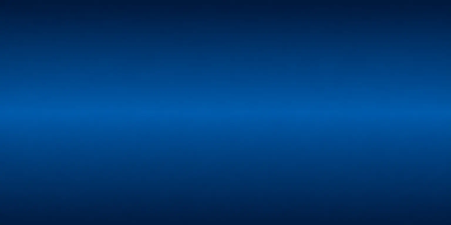 Abstrakter blauer Hintergrund mit weichem Farbverlauf von Dunkelblau zu Hellblau in der Mitte.
