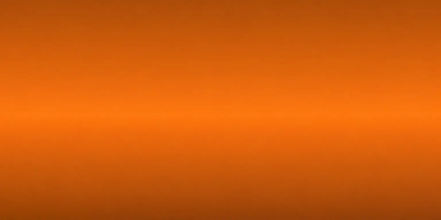 Abstrakter orangefarbener Hintergrund mit weichem Farbverlauf, der von dunklem Braun-Orange zu hellem Orange wechselt.