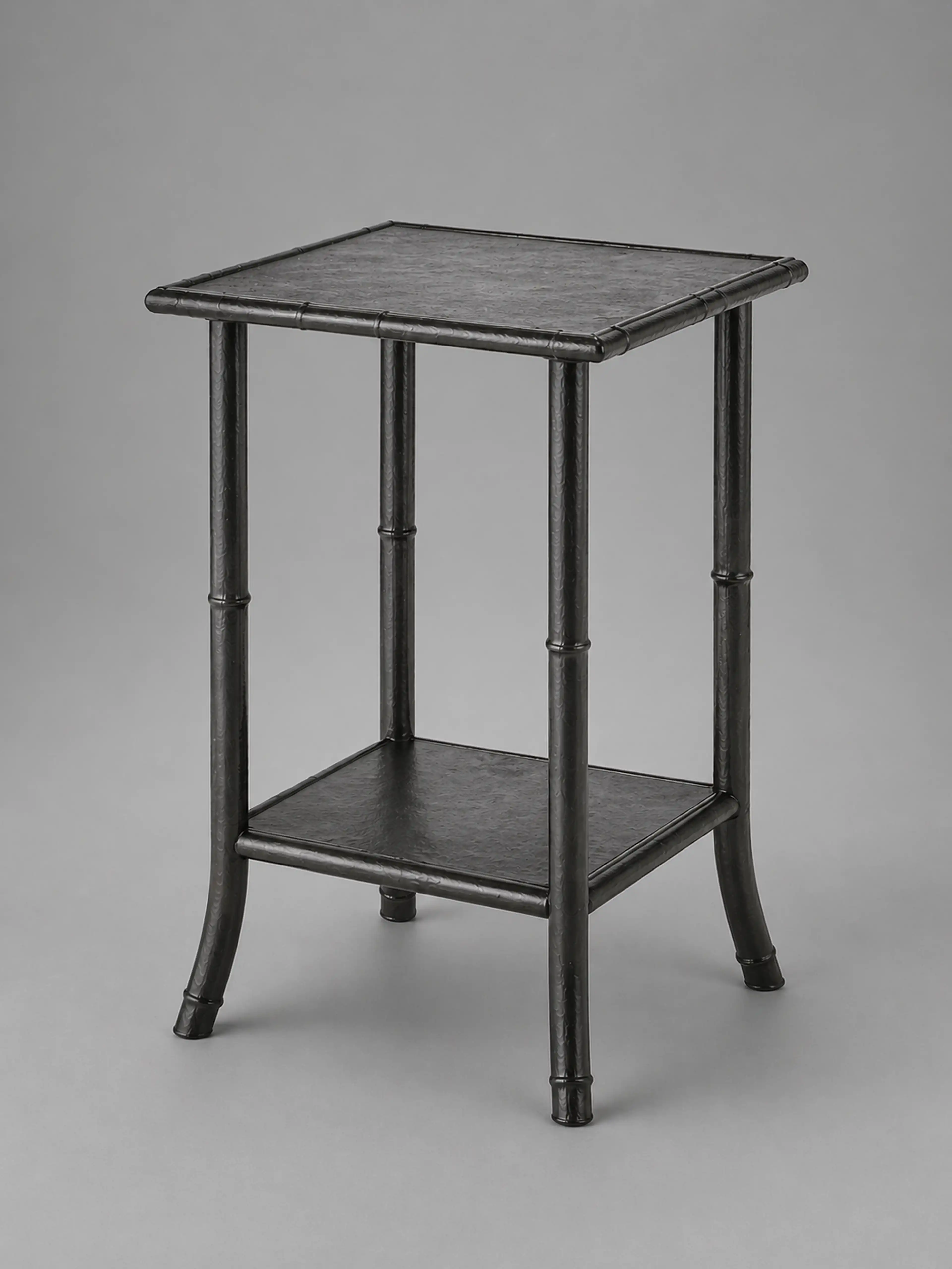 Square Bamboo Side Table
