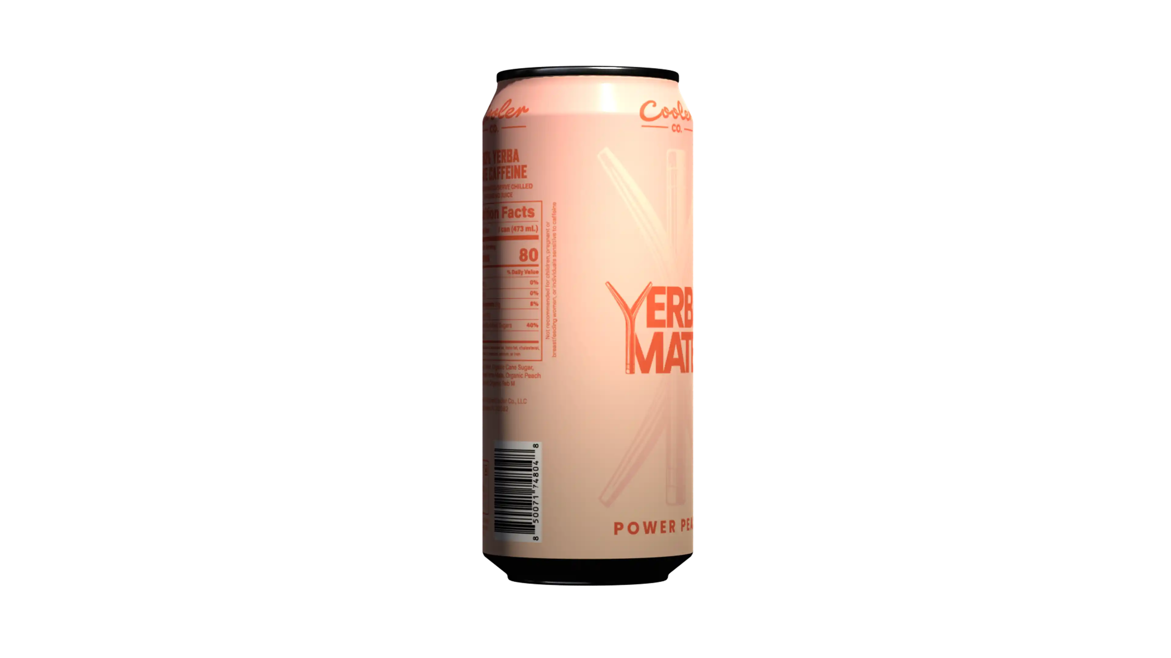 Power Peach Flavor Side