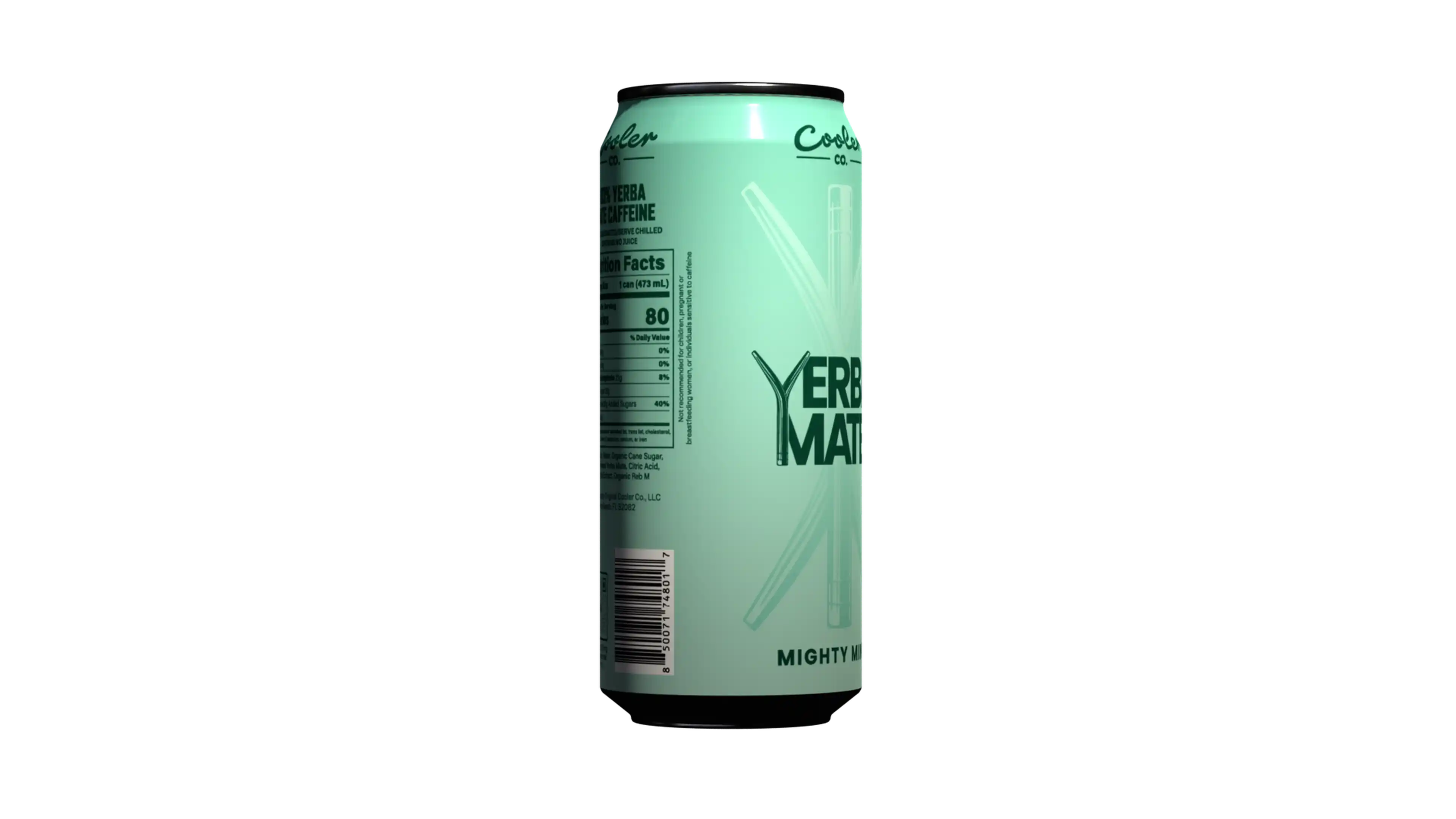 Mighty Mint Flavor Can Side