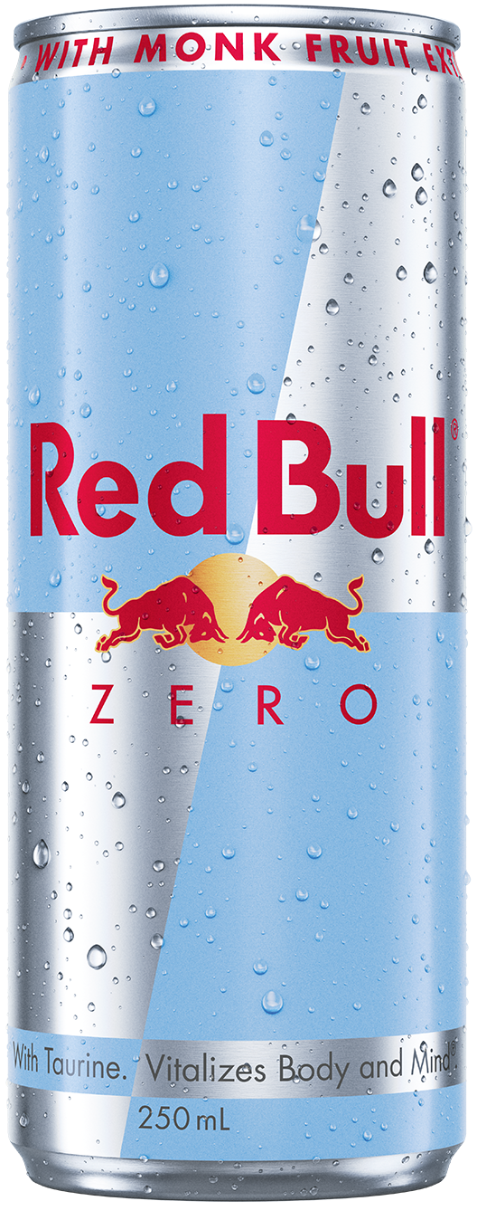Red Bull Zero: Zero Sugar. 100% Wiiings