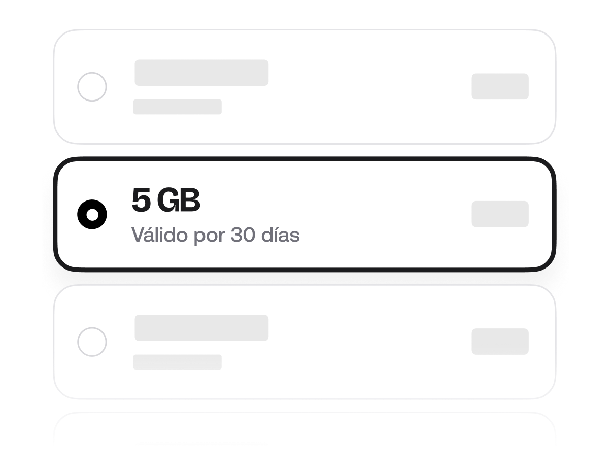 Elige un plan para tu viaje