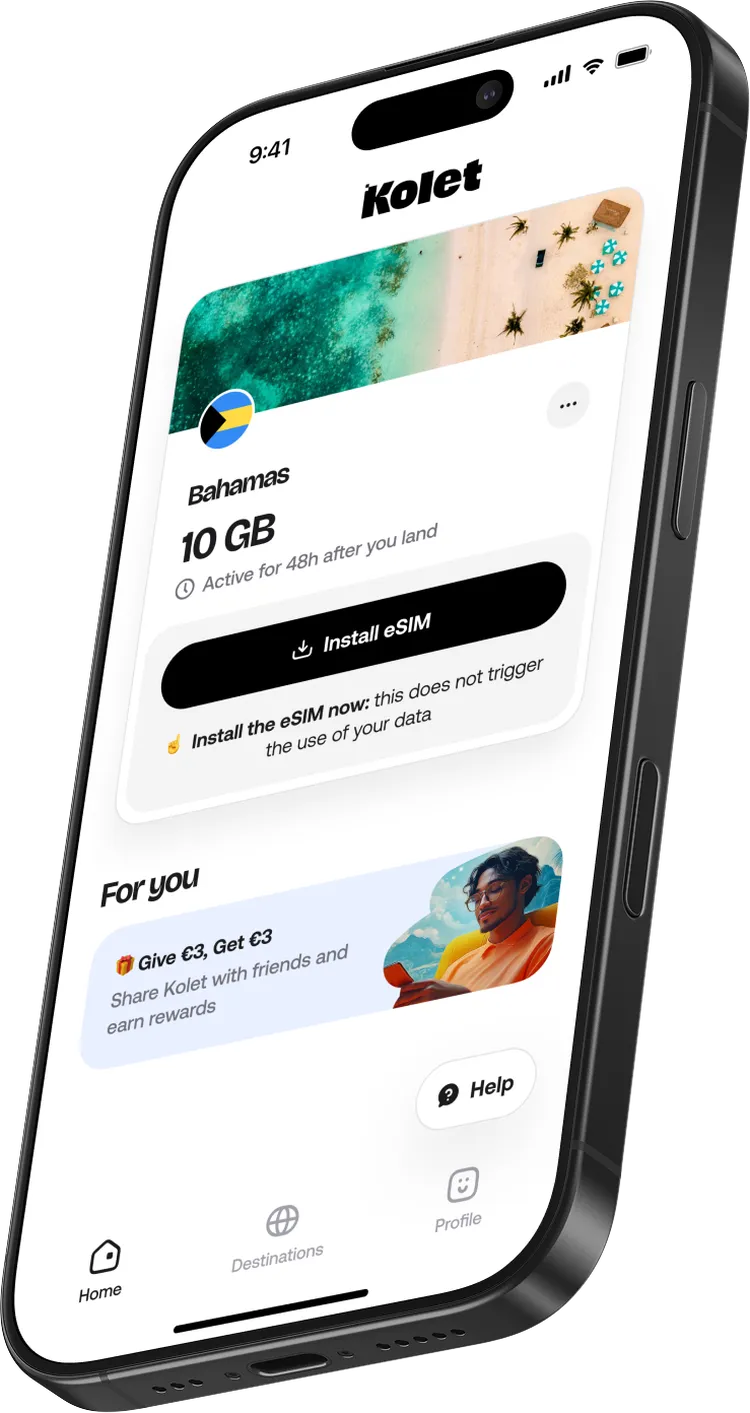 Kolet app on phone