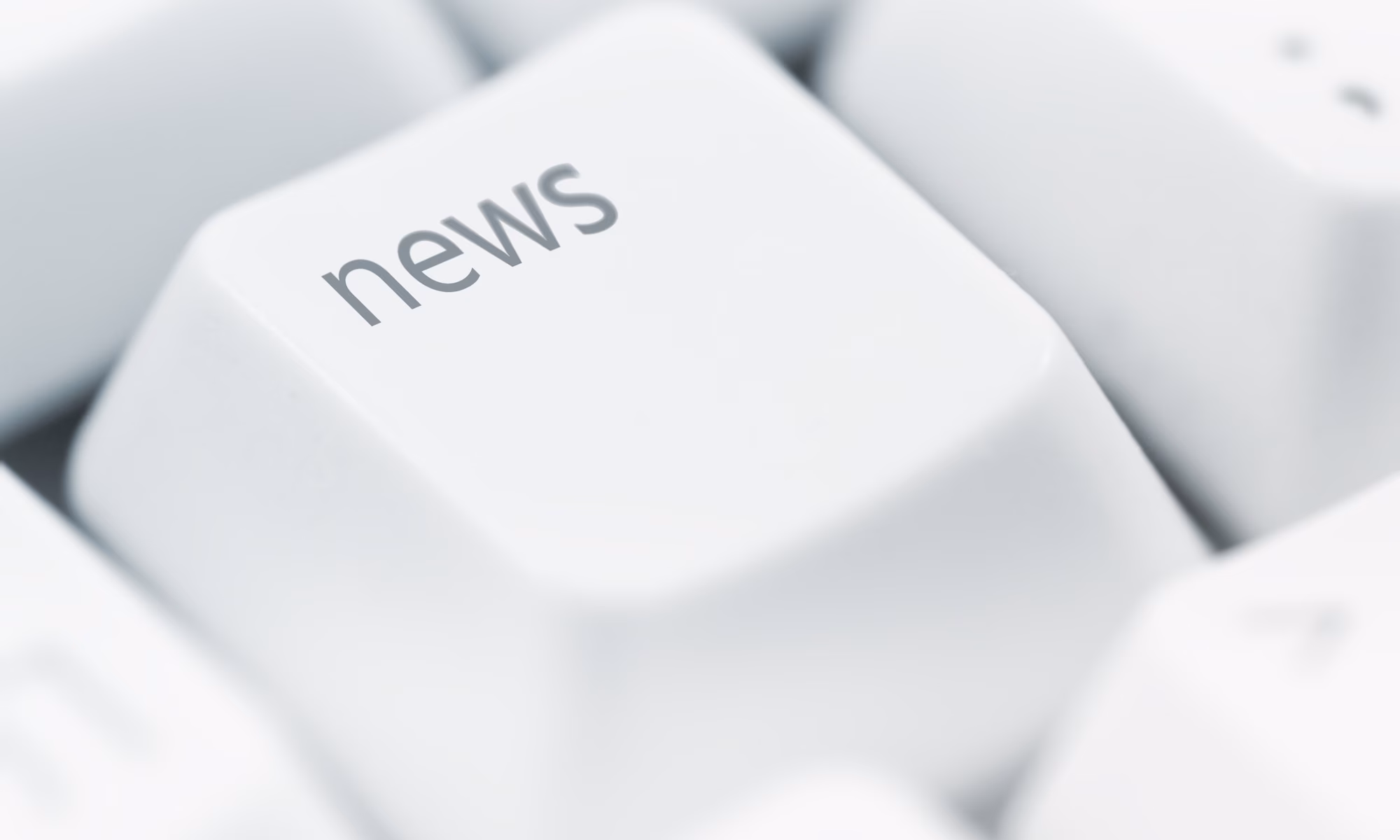 Tastatur mit einer Taste NEWS
