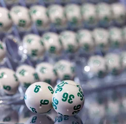 Lotto Kugeln bei der Ziehung der Österreichischen Lotterien