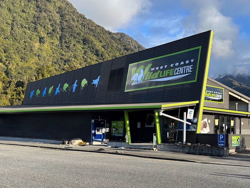 Exterior of West Coast Wildlife Centre building in 2025