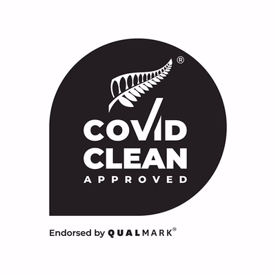covid clean badge