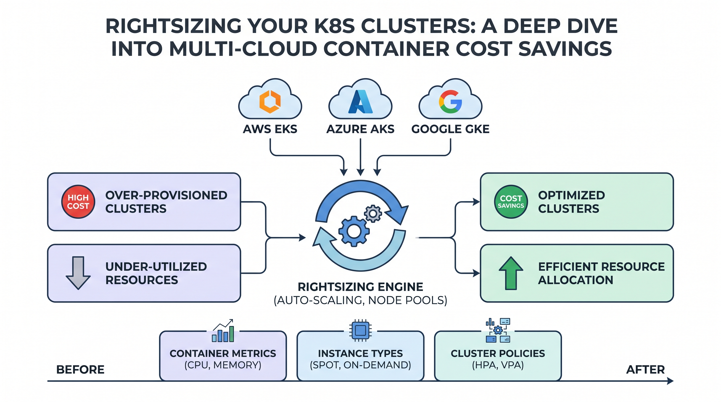 Rightsizing Your K8s Clusters: A Deep Dive into Multi-Cloud Container Cost Savings
