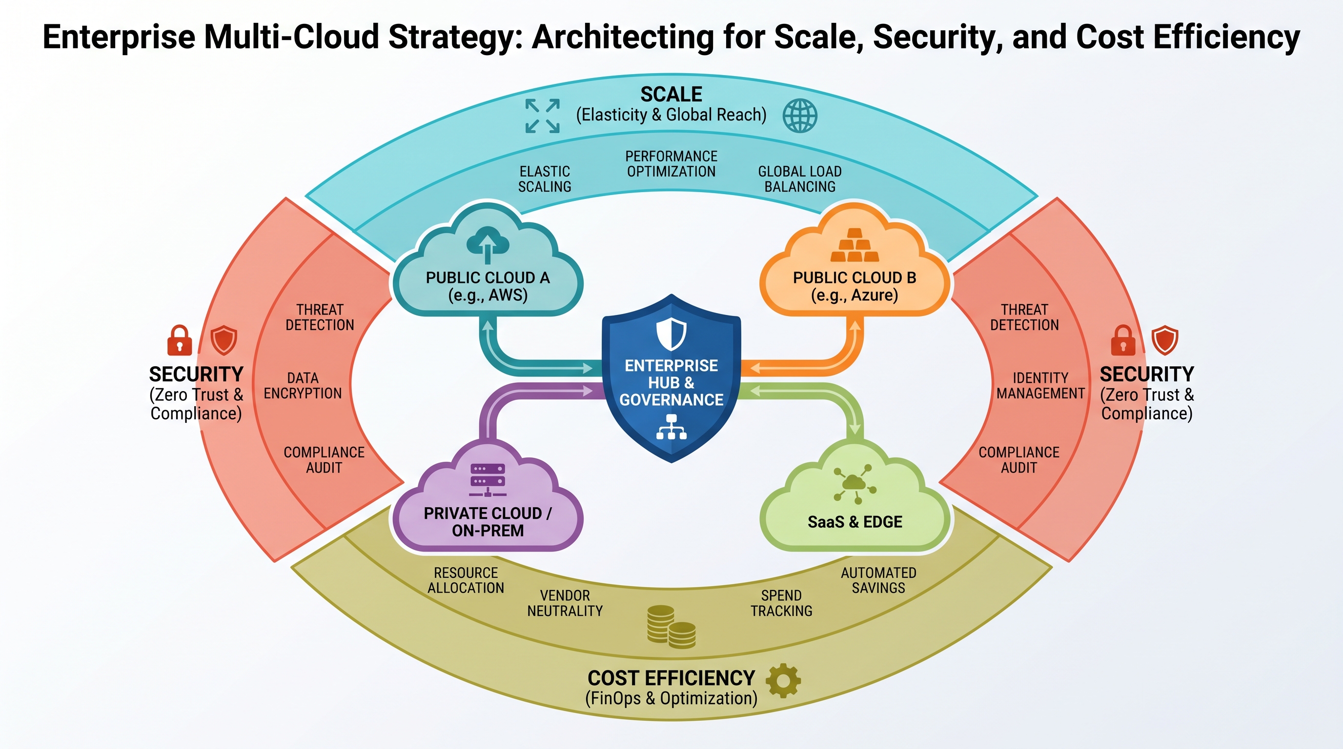 Enterprise Multi-Cloud Strategy: Architecting for Scale, Security, and Cost Efficiency