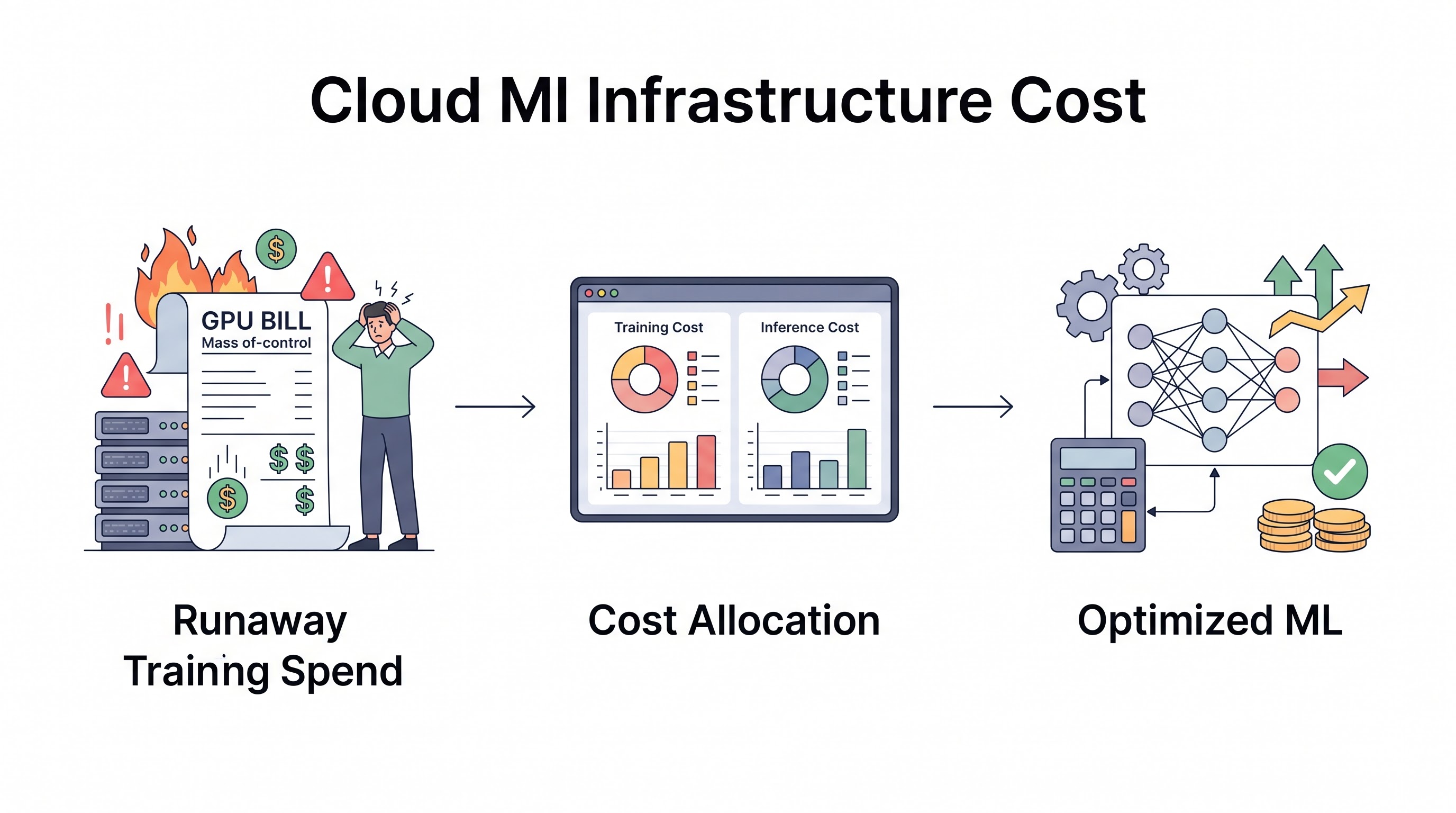 Cloud ML Infrastructure Cost: Training, Inference, and Data Pipeline Spend