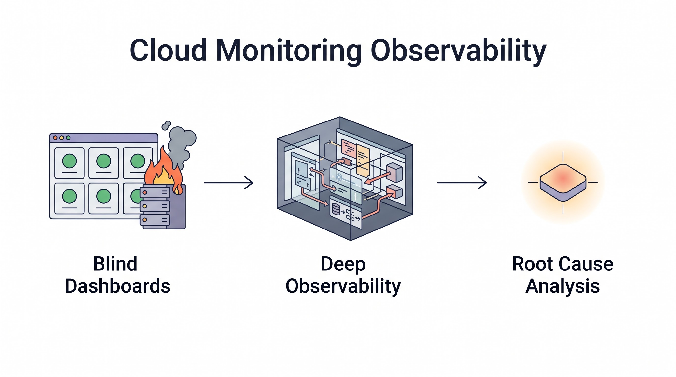 Cloud Monitoring vs. Observability: Why Dashboards Aren't Enough