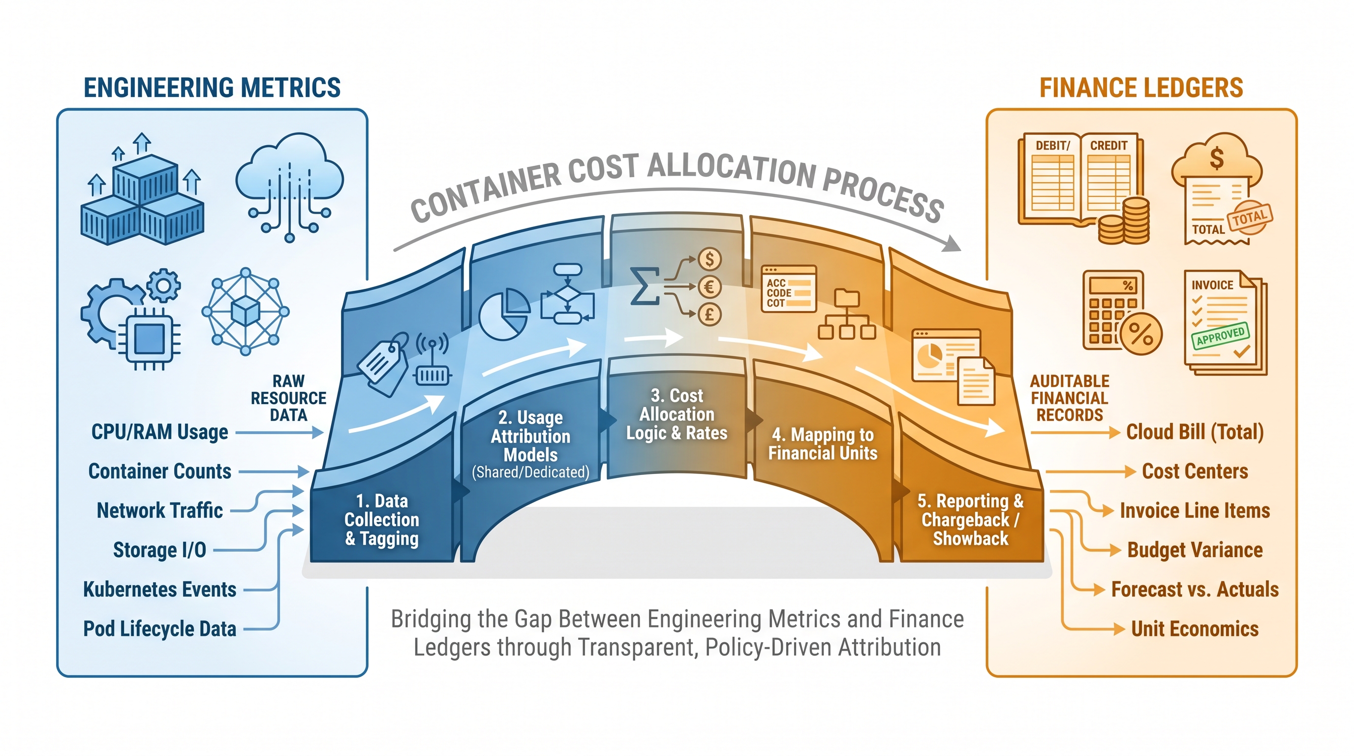 Container Cost Allocation: Bridging the Gap Between Engineering Metrics and Finance Ledgers