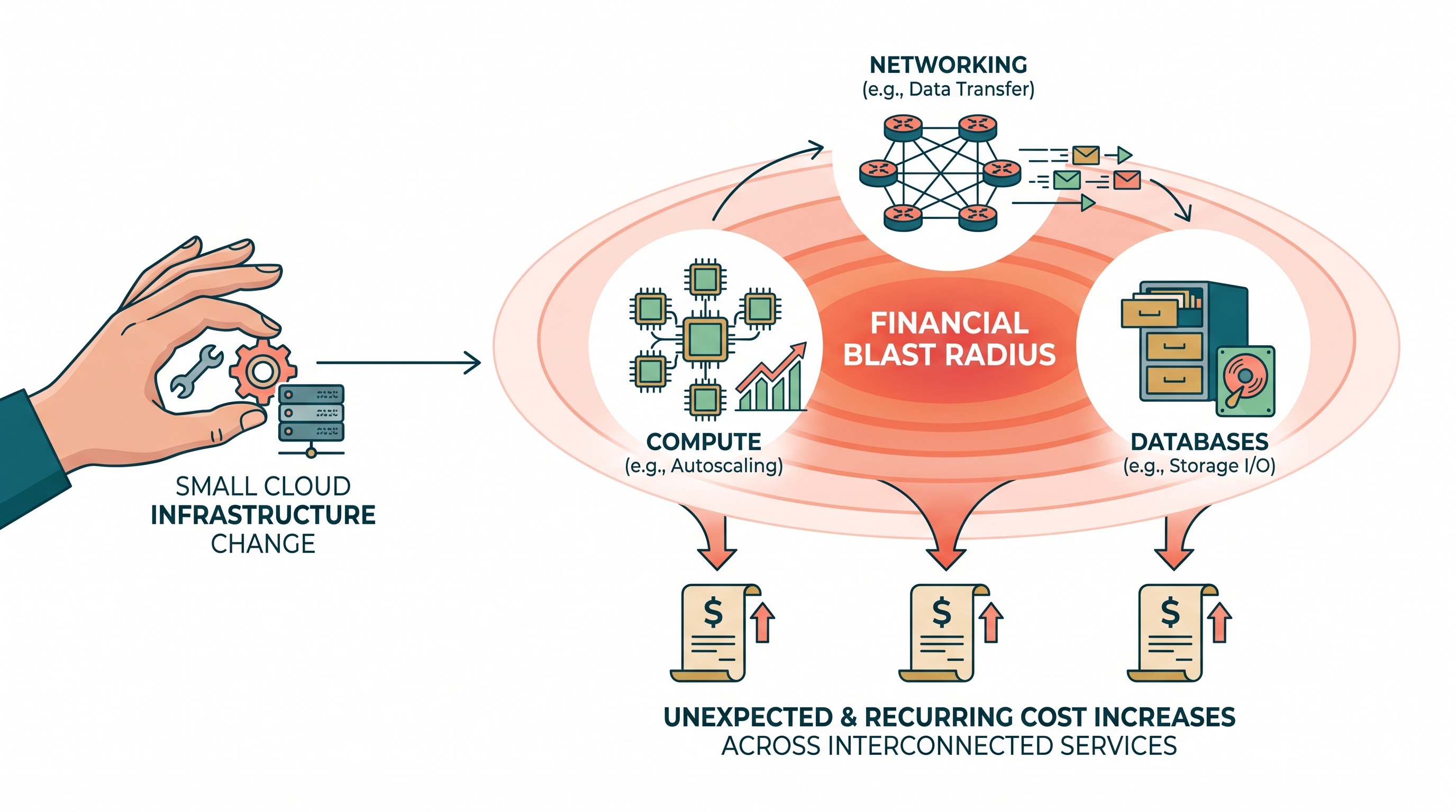 The Financial Blast Radius of Infrastructure Changes