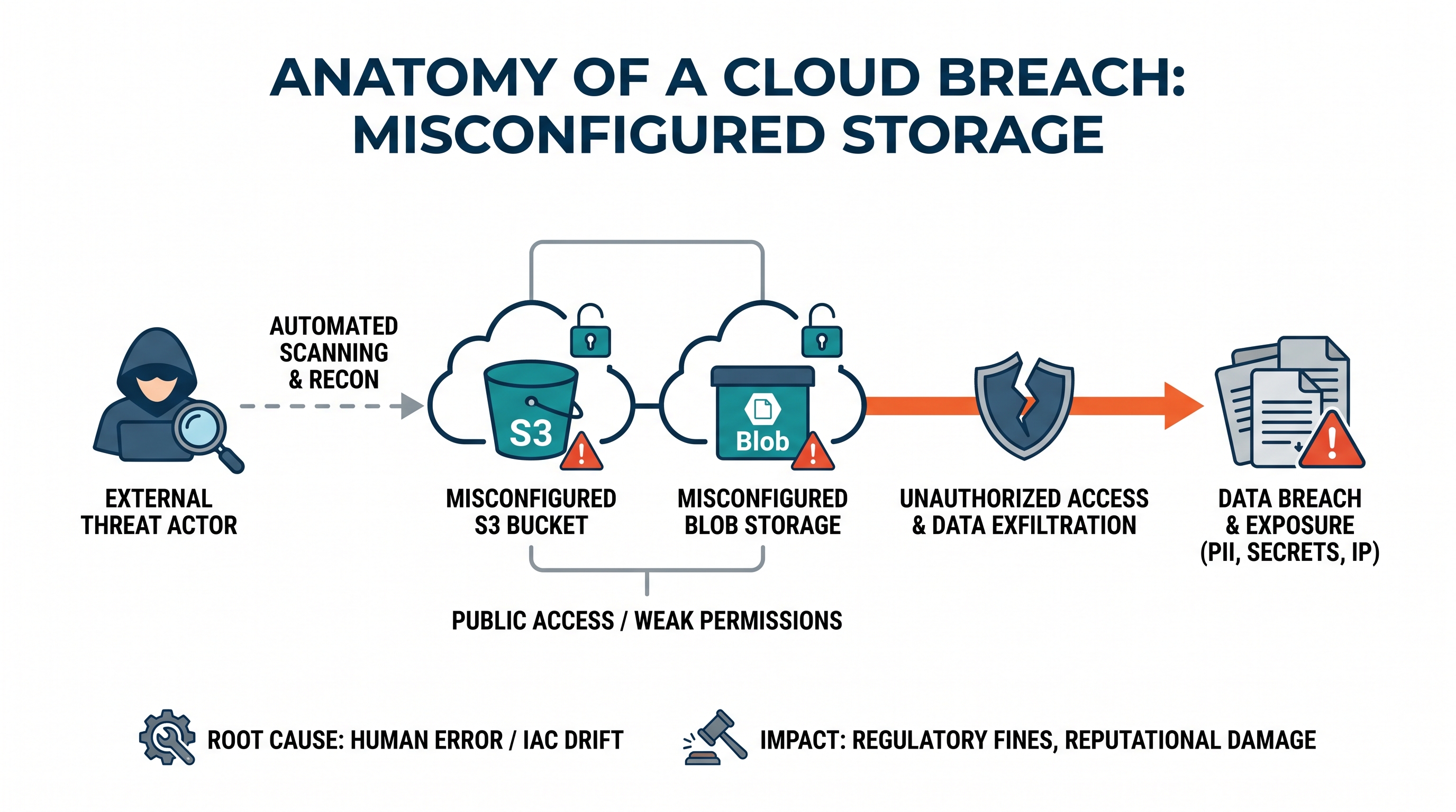 Anatomy of a Cloud Breach: How Misconfigured S3 Buckets and Blob Storage Still Occur