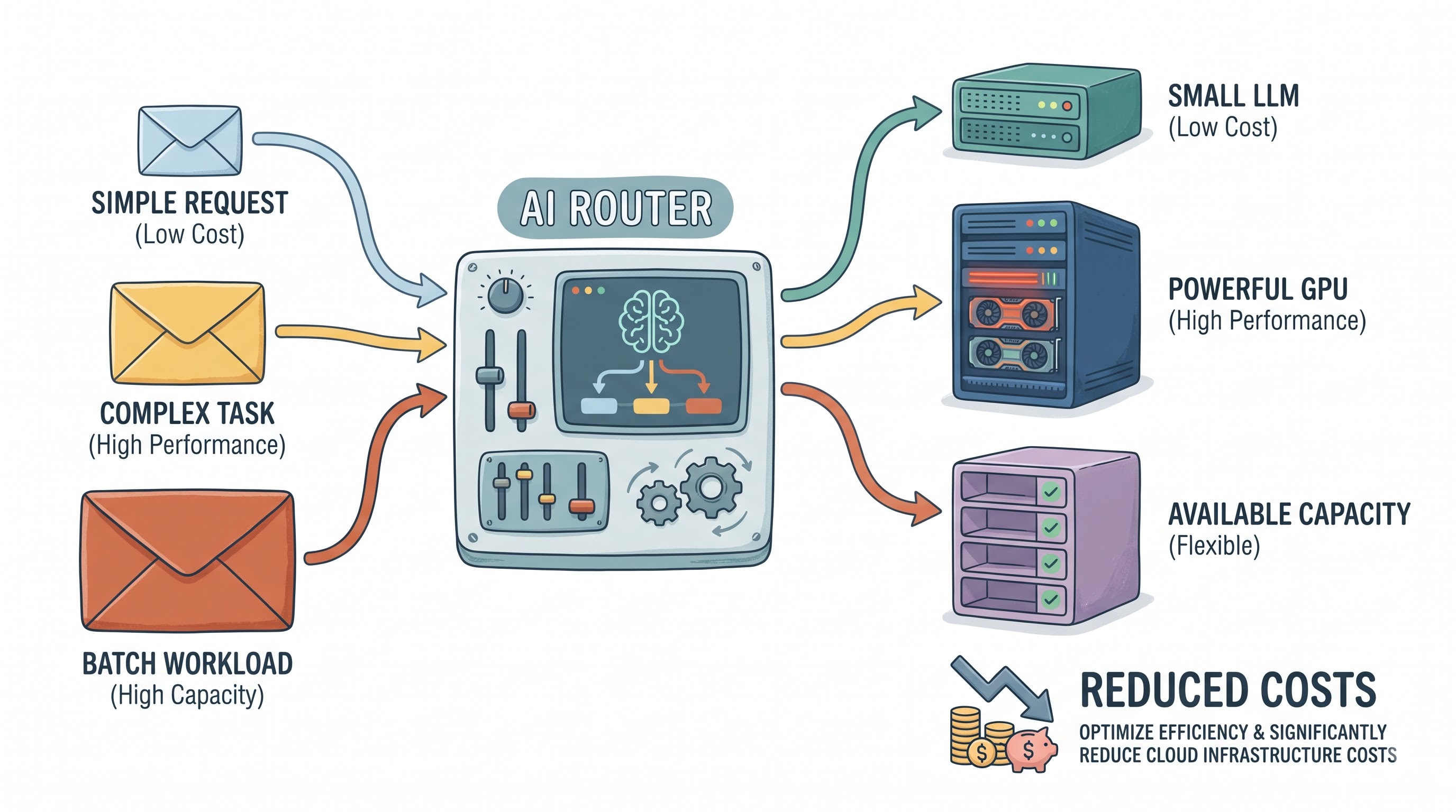 AI Routing Strategies That Reduce Infrastructure Costs 