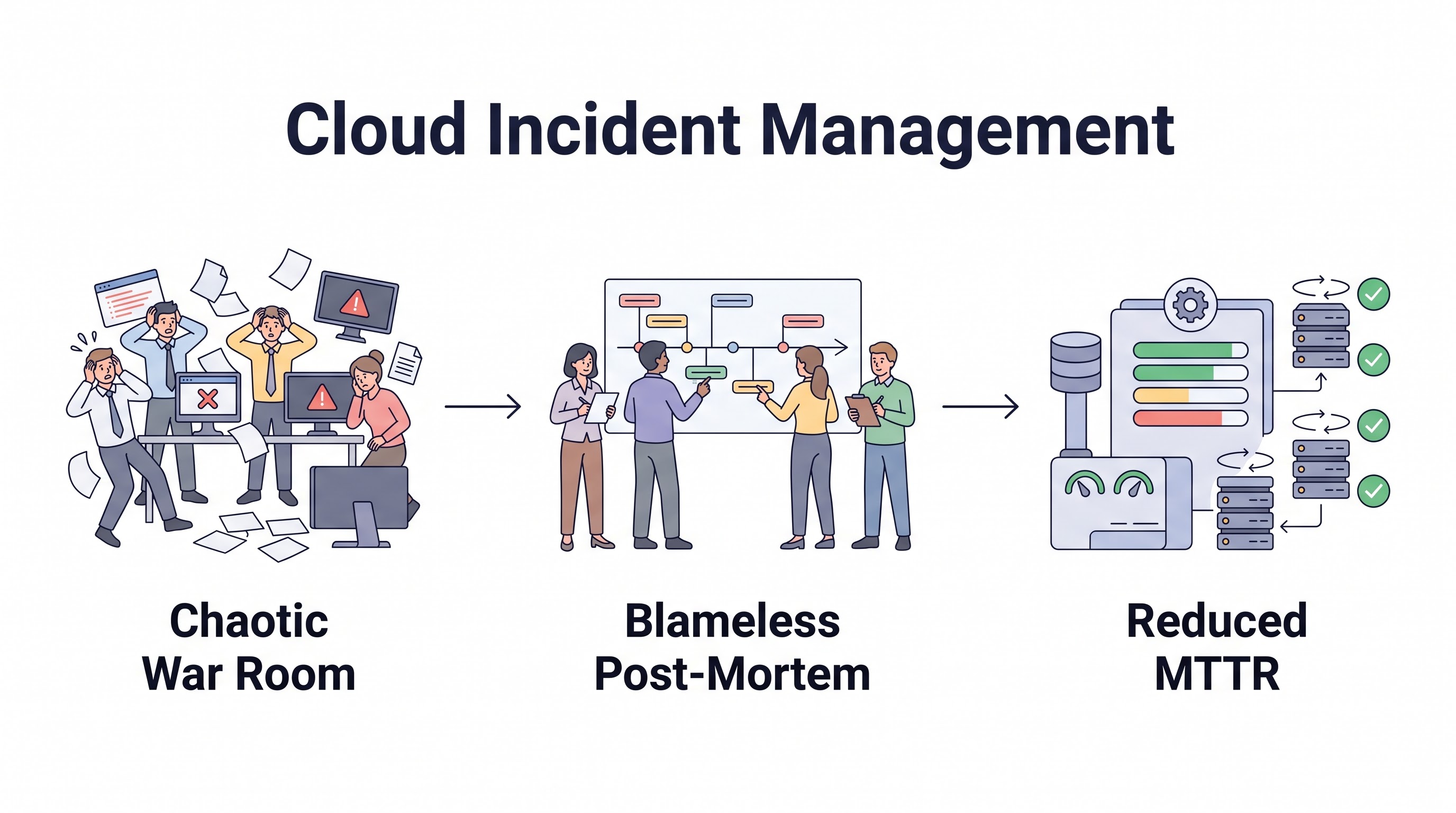 Cloud Incident Management: Blameless Post-Mortems and MTTR