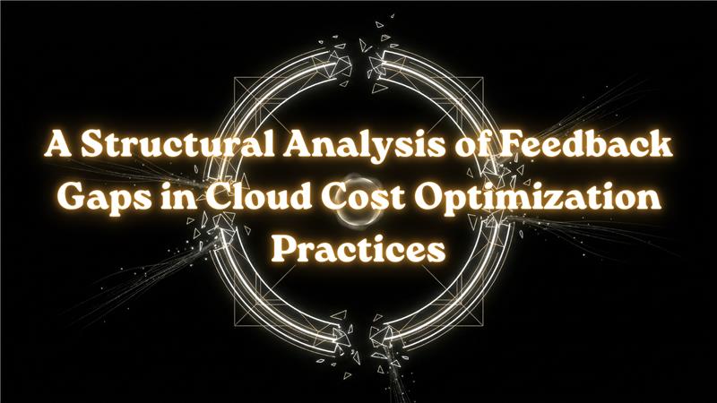 A Structural Analysis of Feedback Gaps in Cloud Cost Optimization Practices 