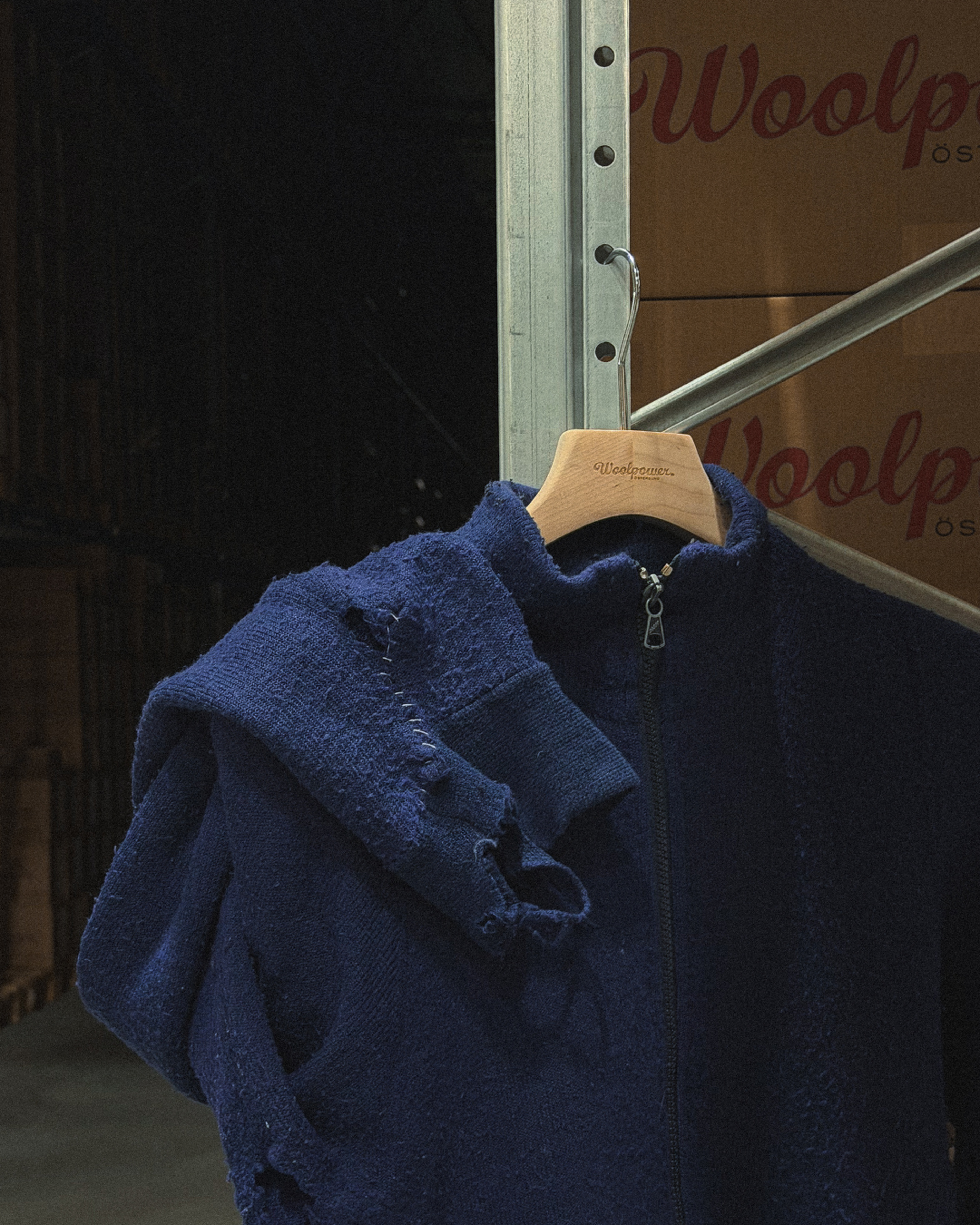 En 50 år gammal tröja från Woolpower (då ullfrotté).