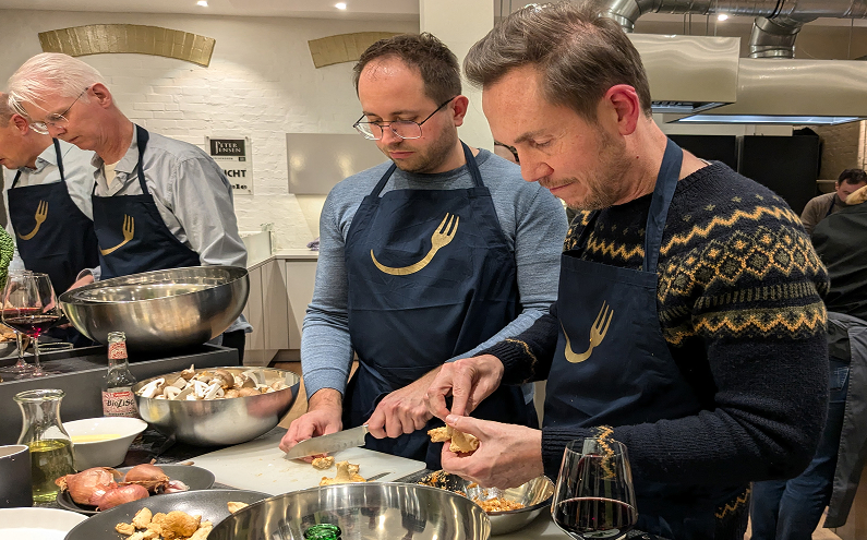 instellix team cooking together