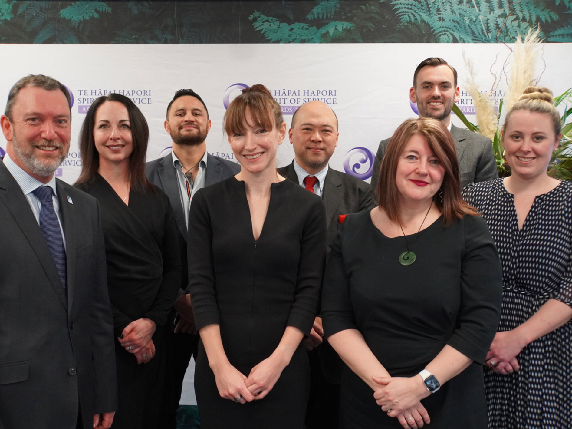 Ministry of Business, Innovation and Employment team, winners of the Service Excellence Award, at the 2021 Spirit of Service Awards