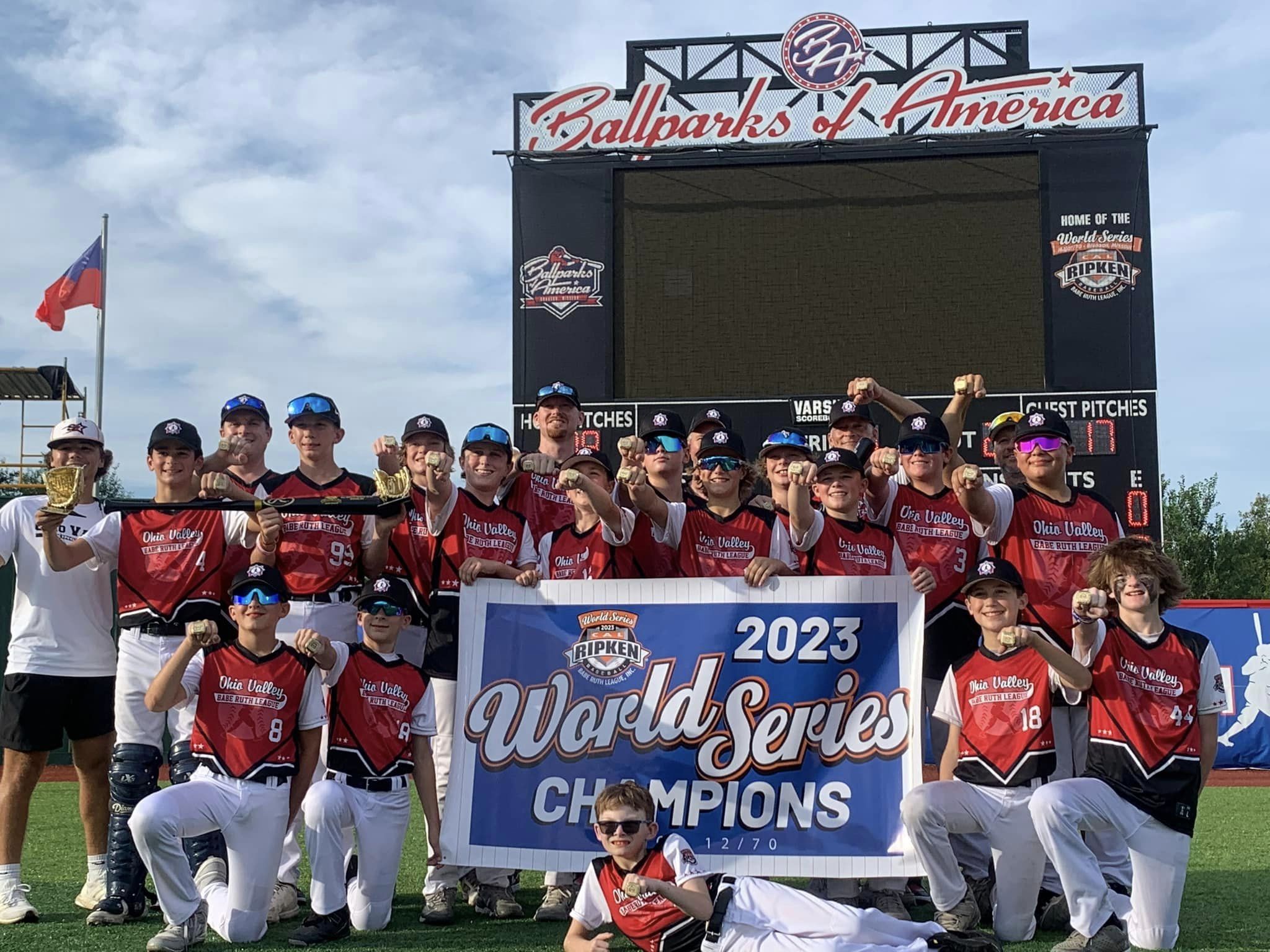 Ohio Valley beat Taiwan 2-1 to win the 2023 Cal Ripken Major 70 World Series at Ballparks of America.