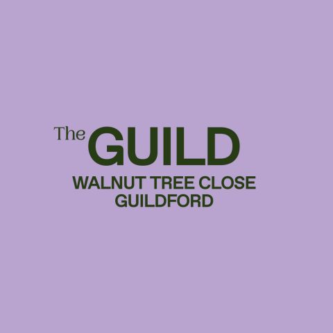 The guild logo header navigation