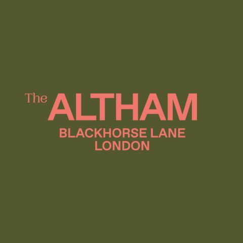 The Altham logo header navigation