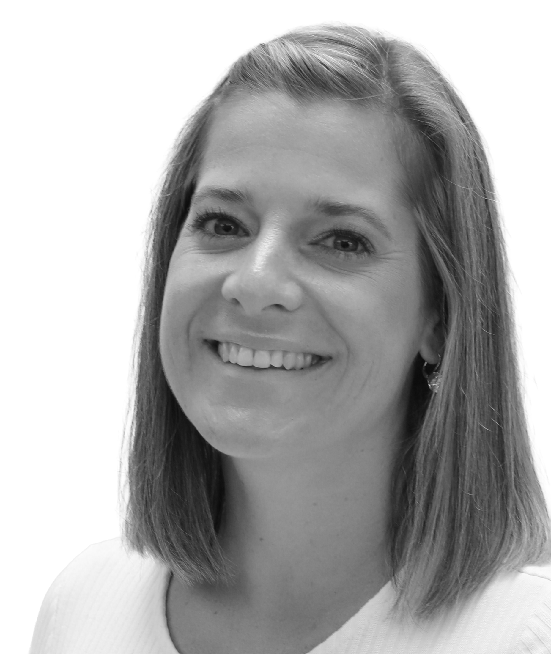 A smiling woman