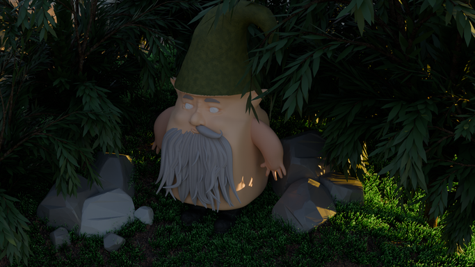 3D Modellierung Zwerg