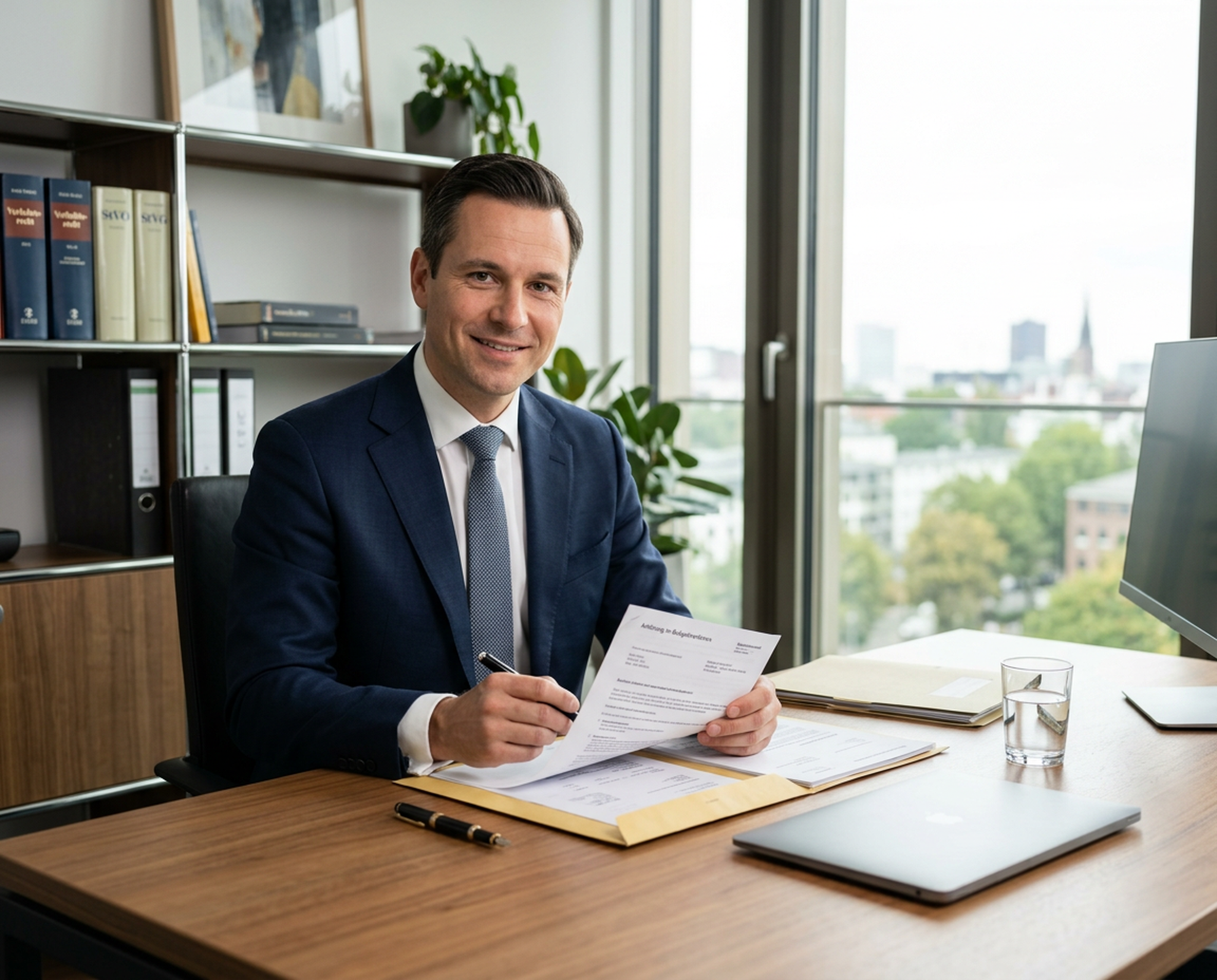 Anwalt unterschreibt einspruch bussgeldbescheid