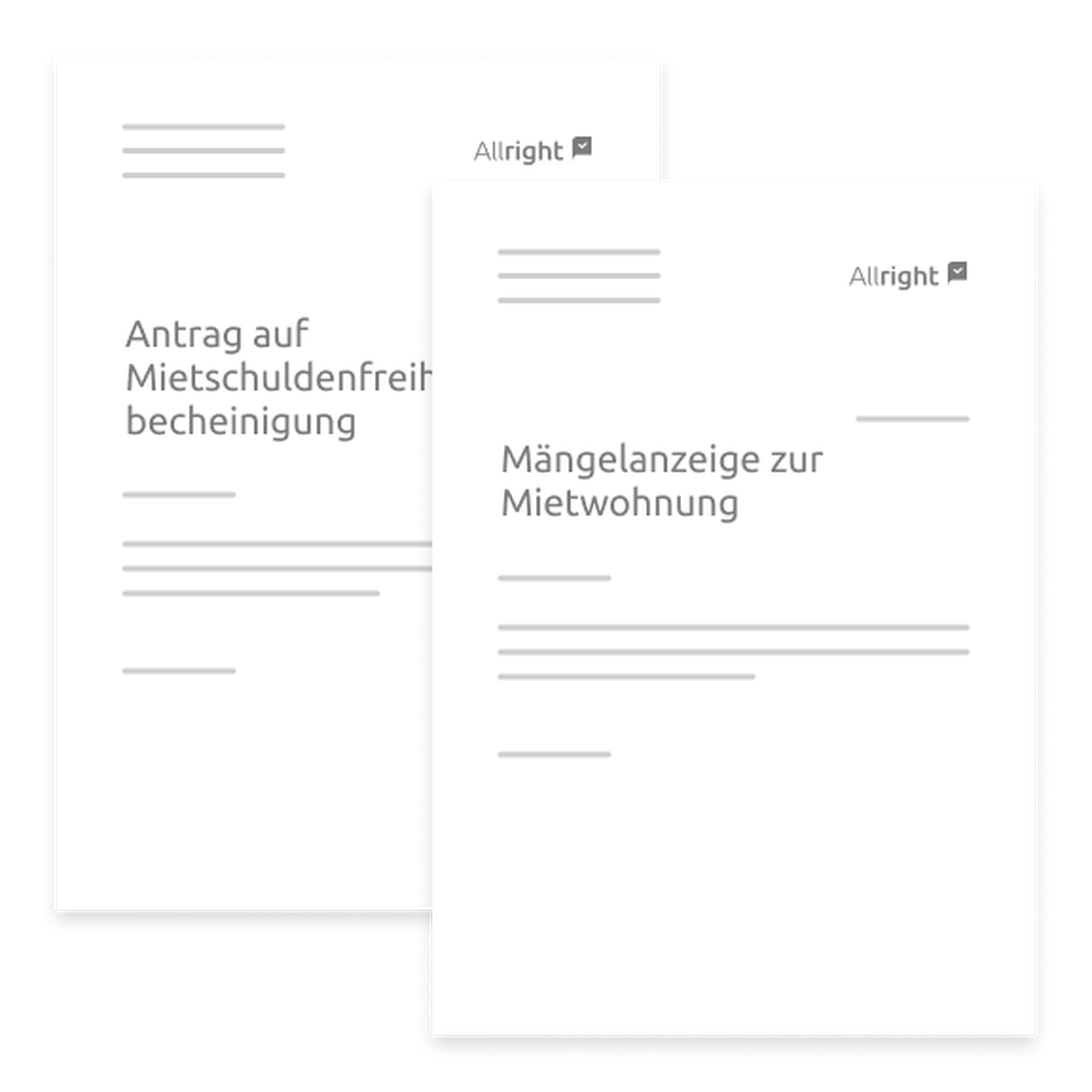 Musterdokumente zum Download für Mieter - Mietrecht