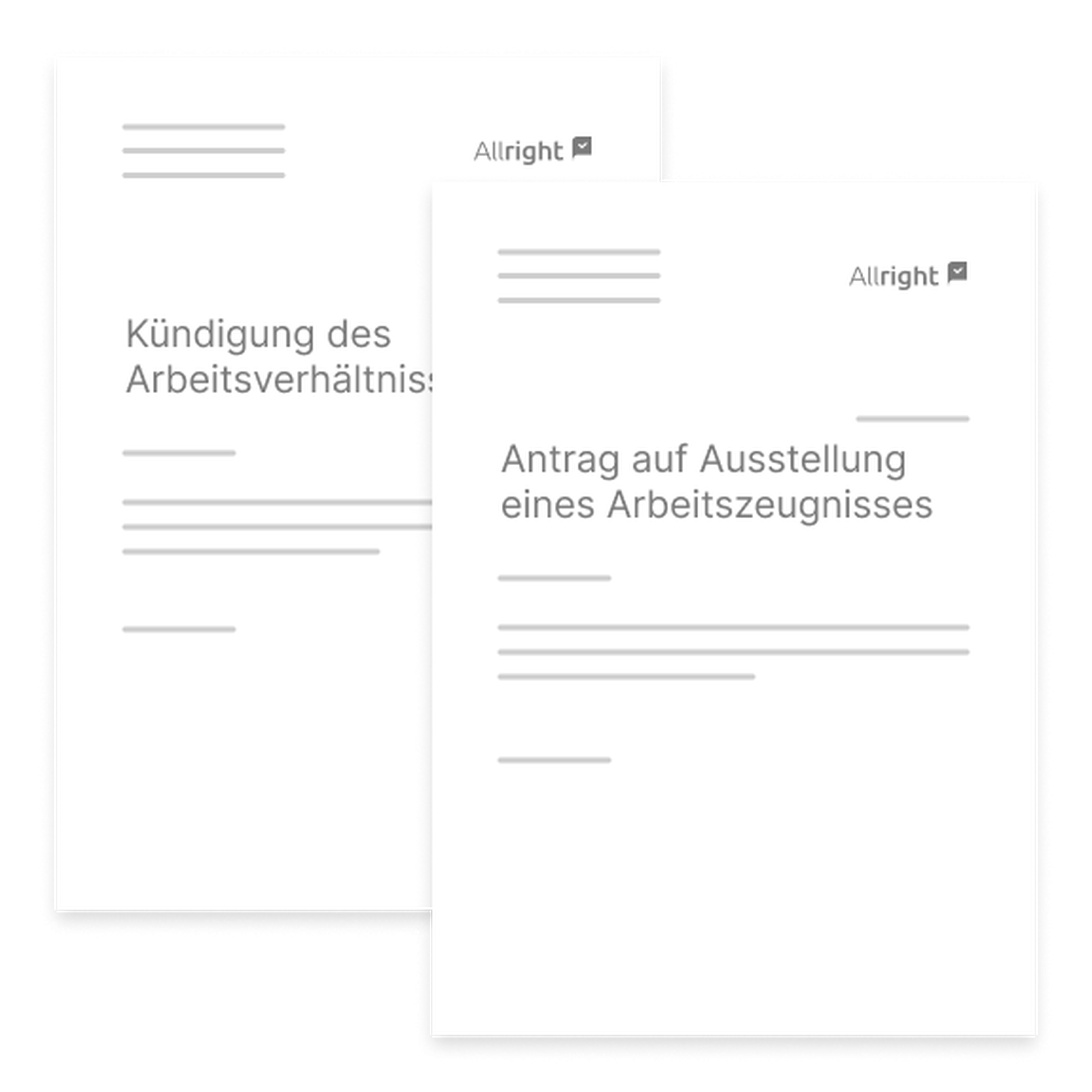 Arbeitsrecht Mustervorlagen für Arbeitnehmer