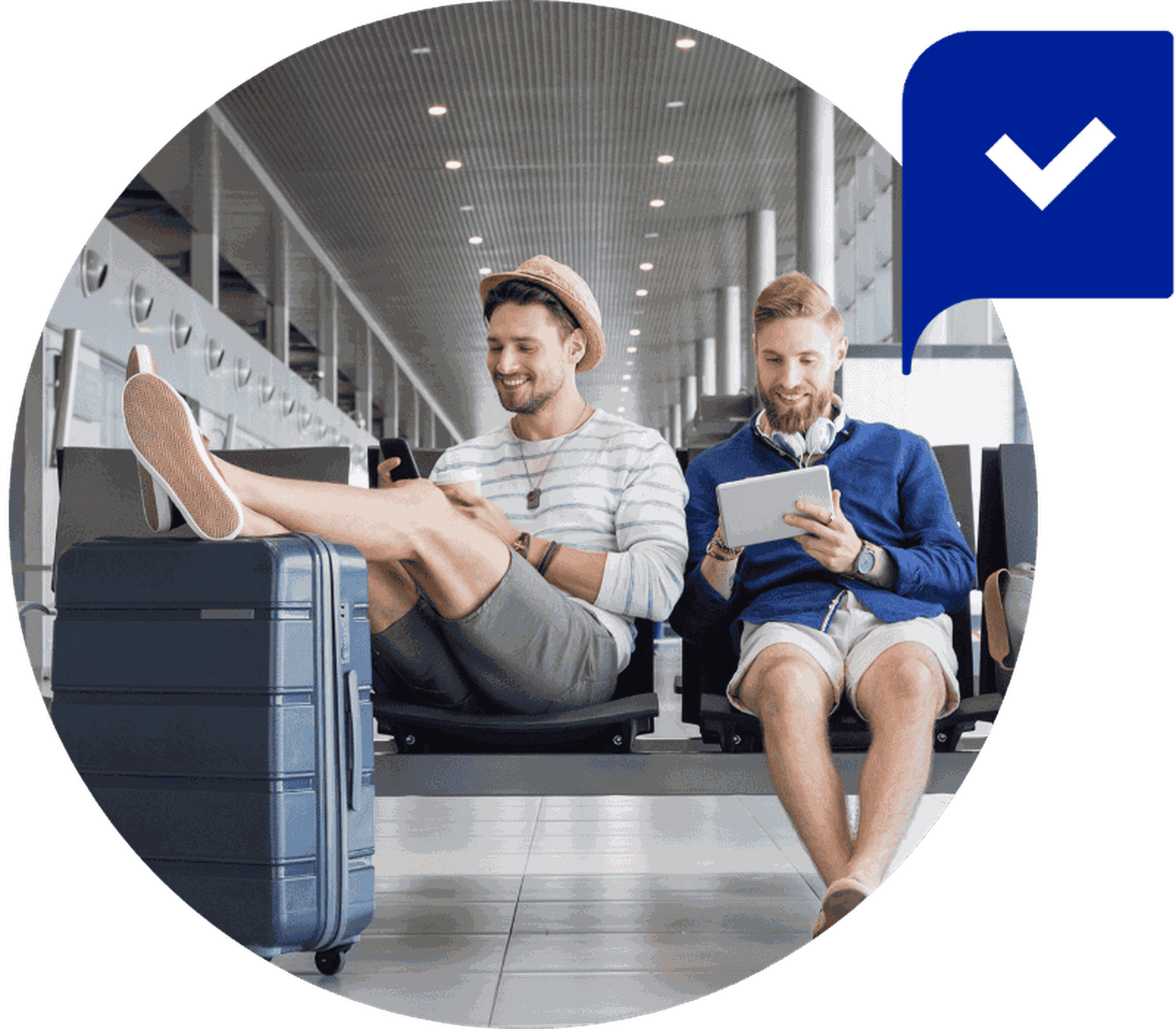 Ihr Flug ist ausgefallen, oder war verspätet?