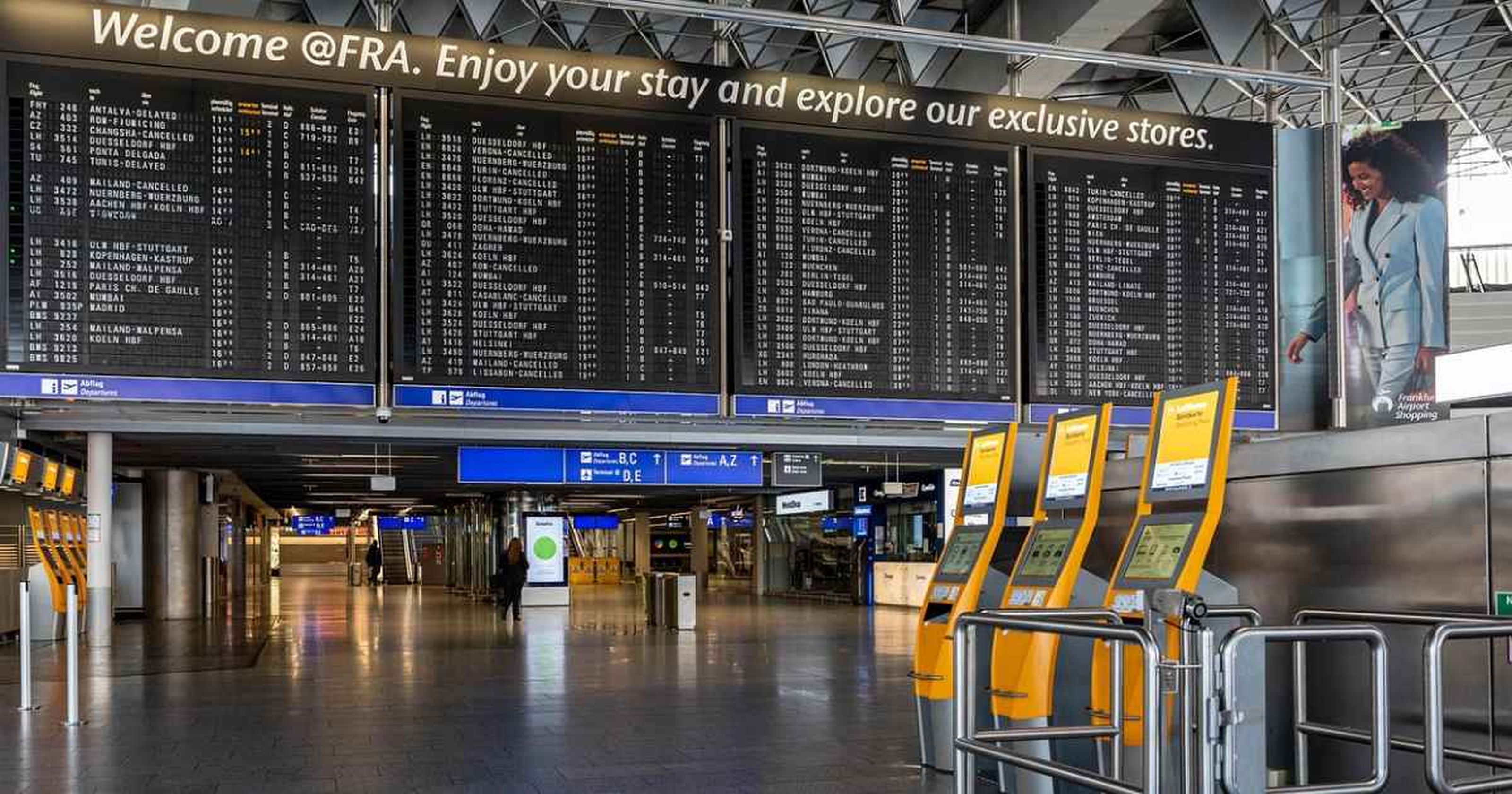 Frankfurt Airport-Flugverspätung & -ausfall - ihre Rechte