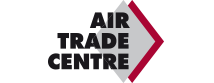 Logo with the words “AIR TRADE CENTRE” in capital letters in front of an arrow pointing to the right.