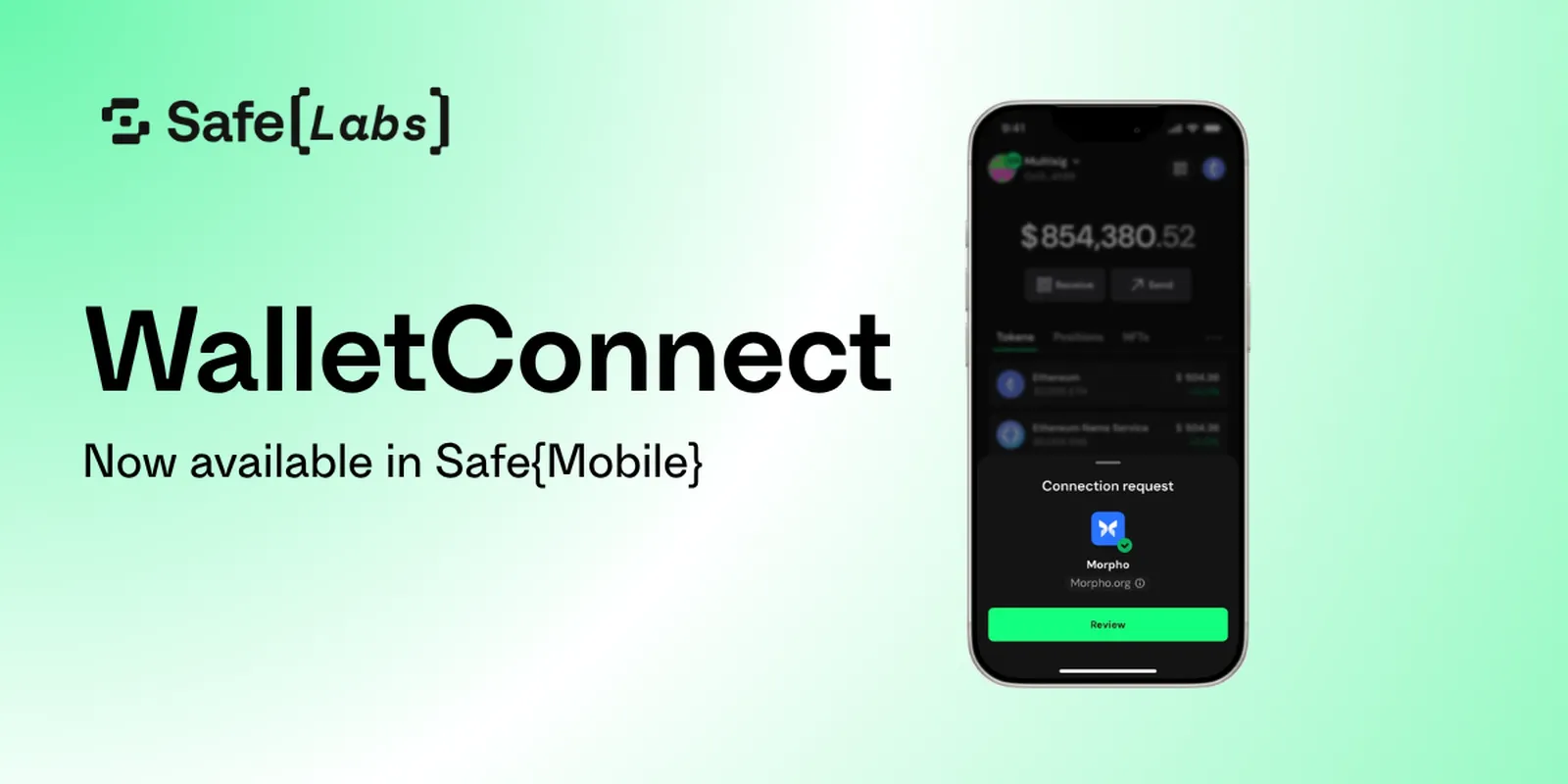 WalletConnect is now available in Safe{Mobile}