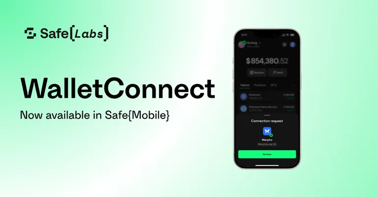 WalletConnect is now available in Safe{Mobile}