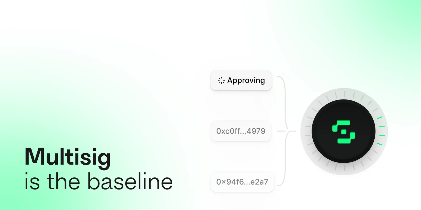 Multisig is the baseline